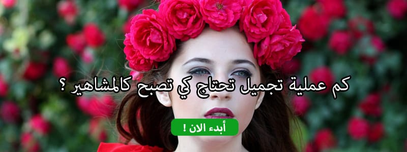 كم عملية تجميل تحتاج كي تصبح كالمشاهير ؟