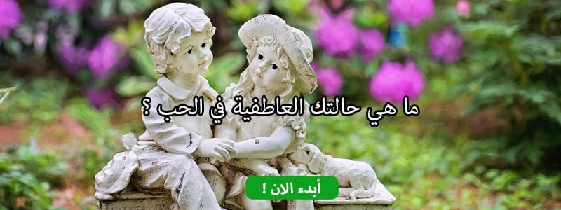 ما هي حالتك العاطفية في الحب ؟