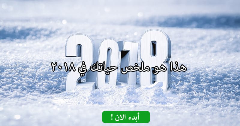 هذا هو ملخص حياتك في 2018