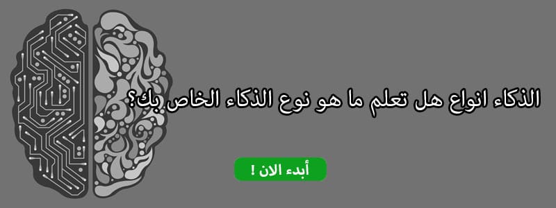 الذكاء انواع هل تعلم ما هو نوع الذكاء الخاص بك؟